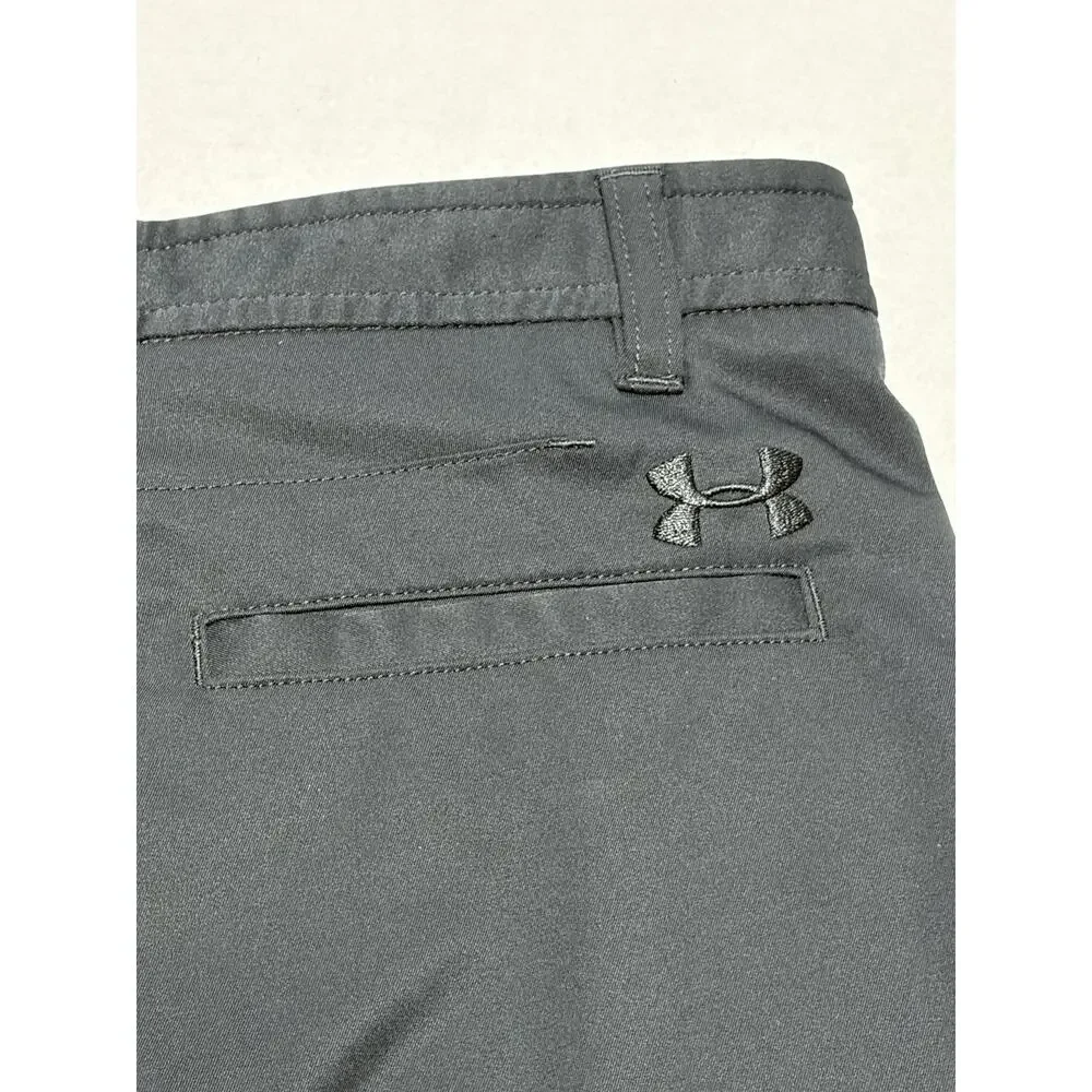 Boys UNDER ARMOUR Size 16 Large Performance Shorts Black EUC